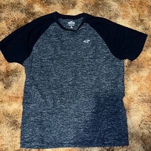 Large Gray/Black Hollister Shirt
